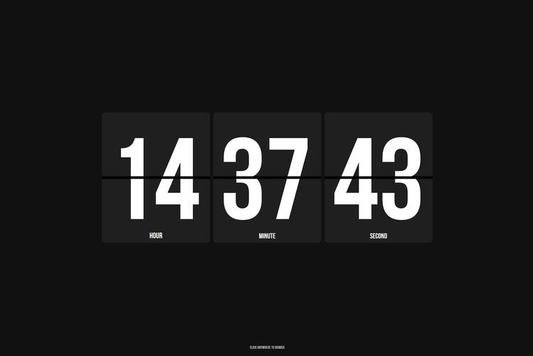 Retro Flip Clock Widget 在 Windows 桌面上重温翻页时钟的机械美学